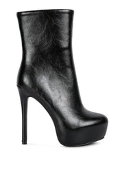 Women's High Platform Stiletto Ankle Boots