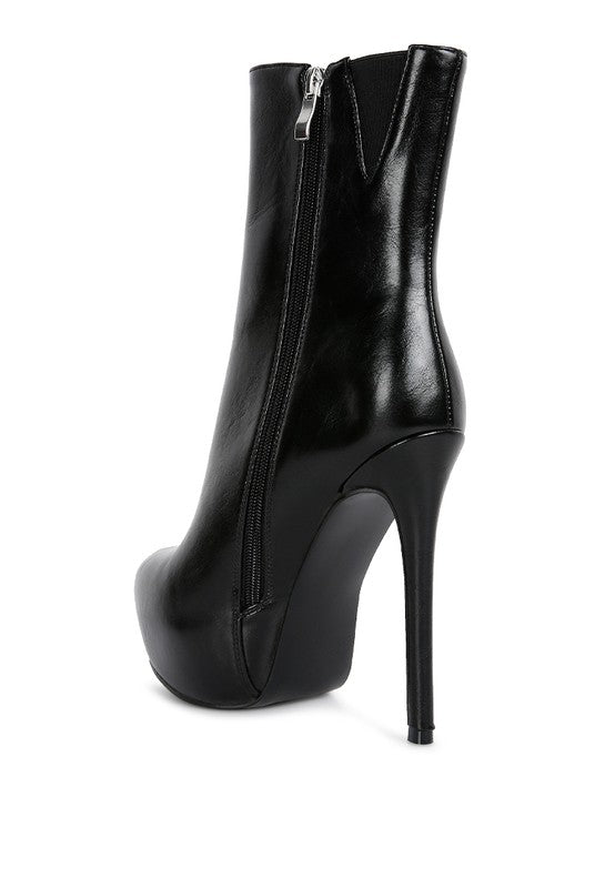 Women's High Platform Stiletto Ankle Boots