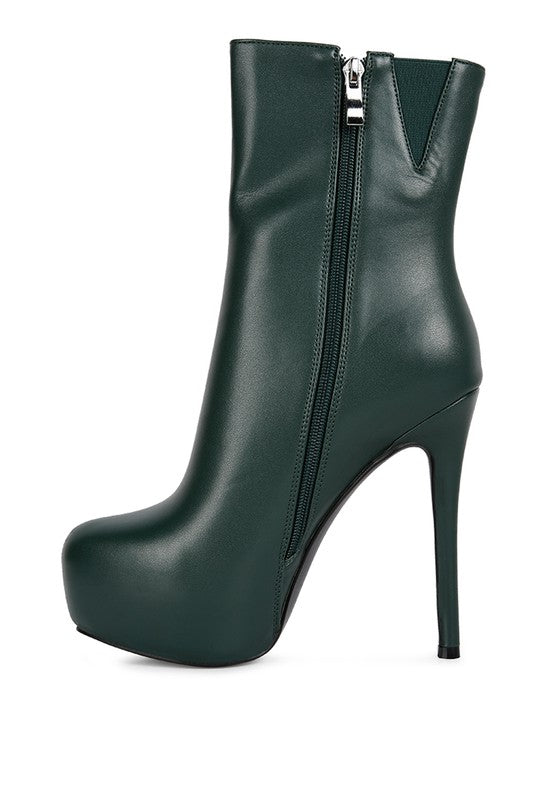 Women's High Platform Stiletto Ankle Boots