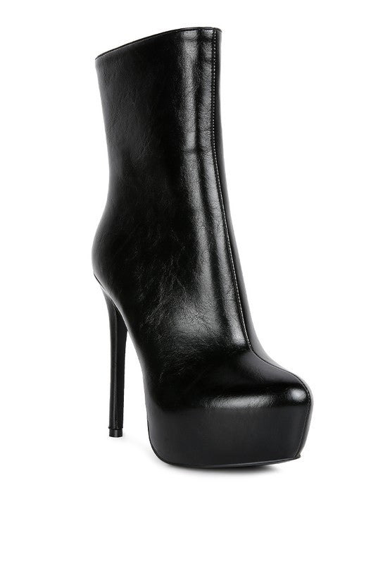 Women's High Platform Stiletto Ankle Boots