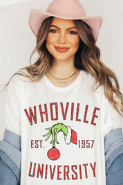 WHOVILLE UNIVERSITY GRAPHIC PLUS SIZE TEE