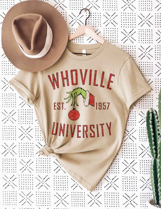 WHOVILLE UNIVERSITY GRAPHIC PLUS SIZE TEE