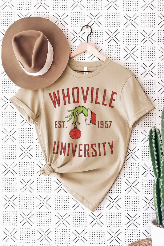 WHOVILLE UNIVERSITY GRAPHIC PLUS SIZE TEE