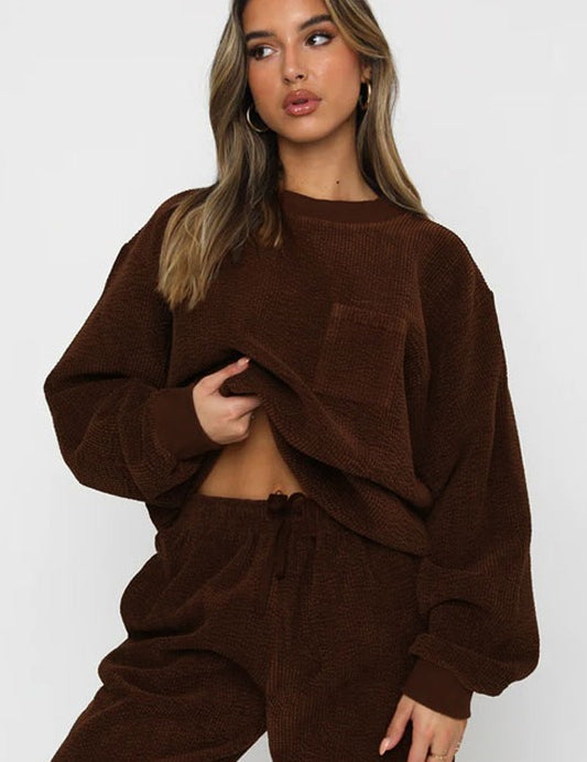 TOP TWO PIECE CORDUROY WESTERN SET