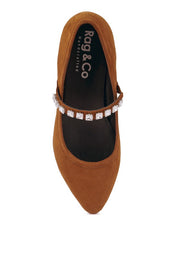 Women's Casual Suede Mary Jane Ballet Flats