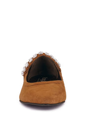 Women's Casual Suede Mary Jane Ballet Flats