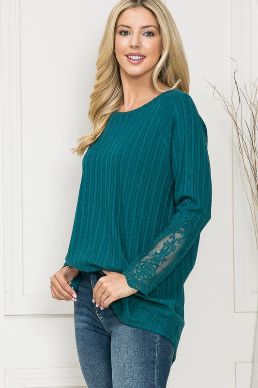 Women's Casual Loose Fit Long Sleeve Tunic Sweater