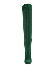 Women's Casual High Heel Knitted Over the Knee Boots