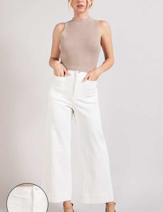 Soft Washed Wide Leg Pants