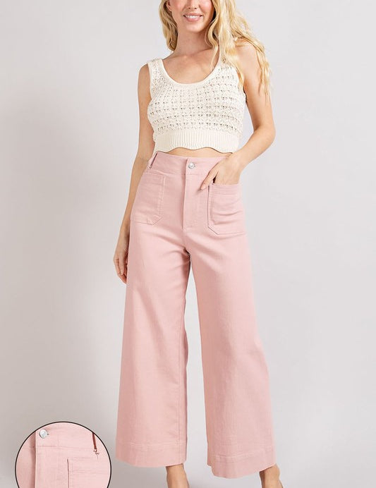 Soft Washed Wide Leg Pants