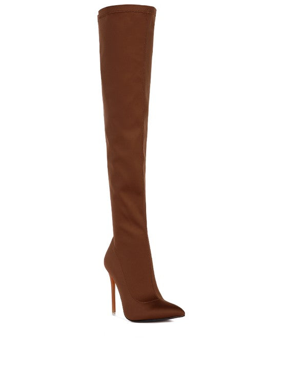 No Calm Superstretch Stiletto Long Boot