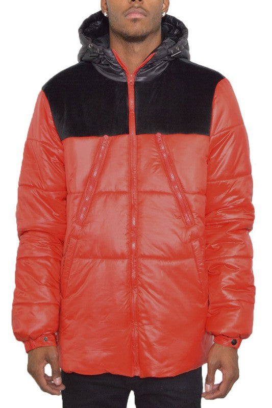 Men's Padded Utility Puffer Jacket