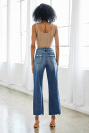 Women's High Rise Relaxed Wide Leg Jeans