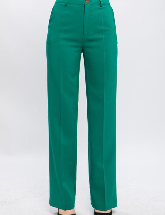 Formal Straight Leg Blazer Pants