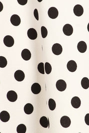 Women's A-Line Polka Dot Knee Length Skirt