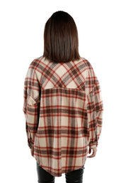 Women's Oversized Plaid Flannel Shacket