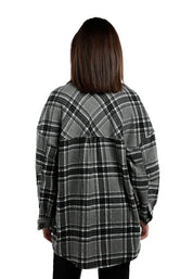 Women's Oversized Plaid Flannel Shacket