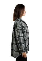 Women's Oversized Plaid Flannel Shacket