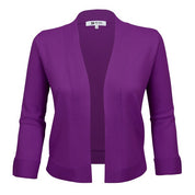 Women's Cropped Bolero Shrug Cardigan