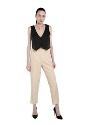 High Waist Semi Casual Trousers