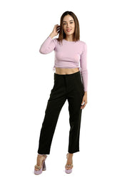 High Waist Semi Casual Trousers