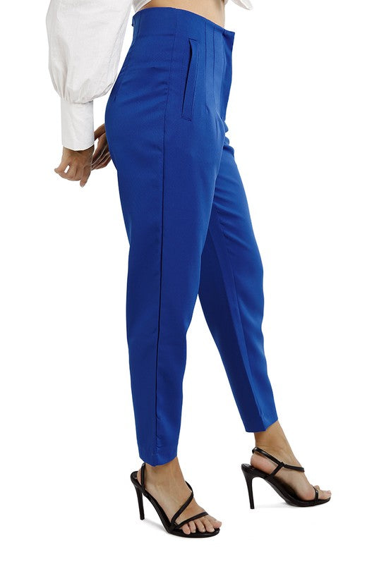 High Waist Semi Casual Trousers