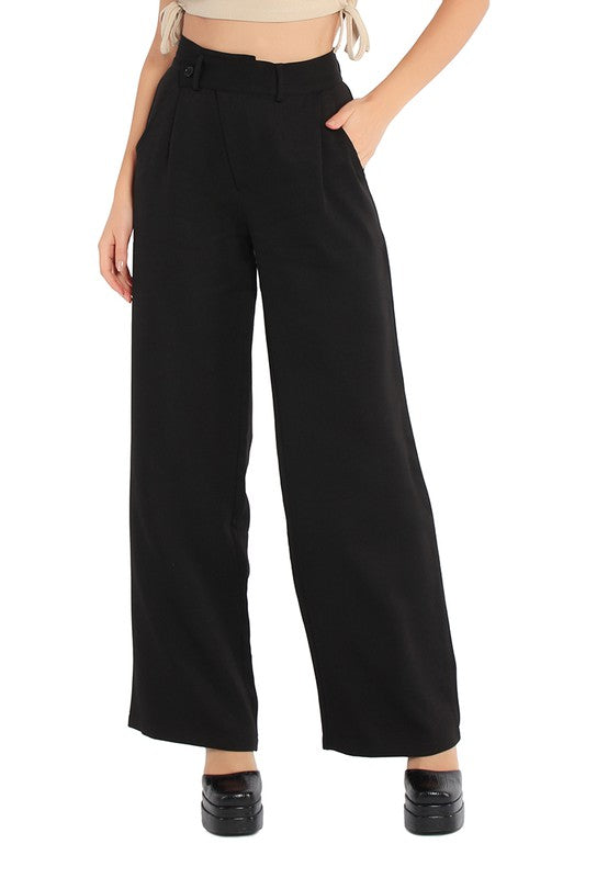 High Waist Flared Pants