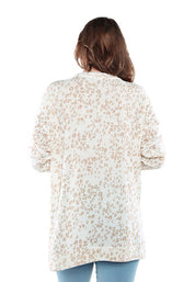 Women's Relaxed Fit Printed Fleece Tunic Top