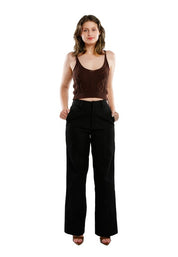 Women's Flared High Waist Trousers