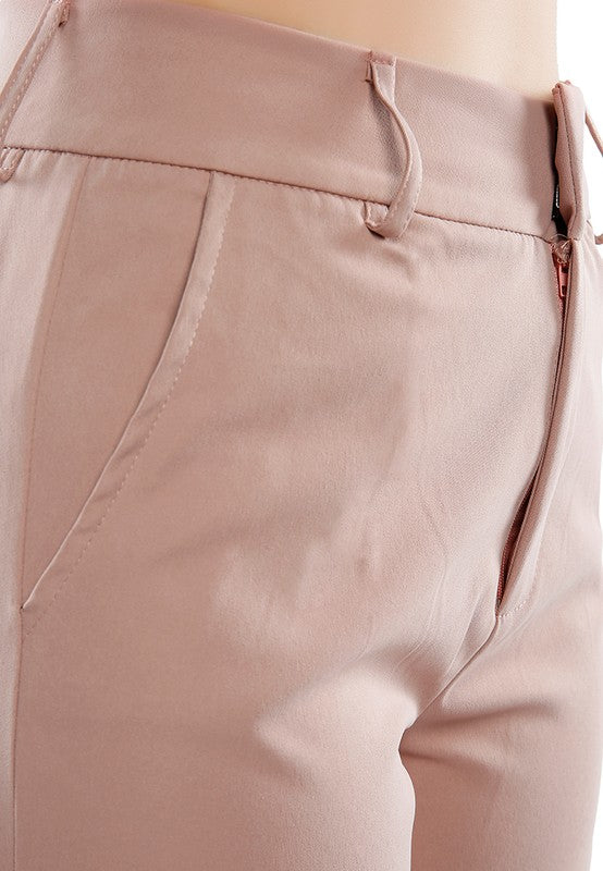 Women's Flared High Waist Trousers