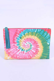 Women's Tie Dye Envelope Clutch Bag