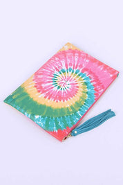 Women's Tie Dye Envelope Clutch Bag