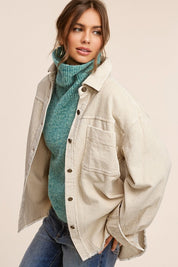 Women's Oversized Corduroy Jacket