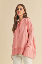 Women's Oversized Cotton Hoodie Pullover