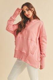 Women's Oversized Cotton Hoodie Pullover