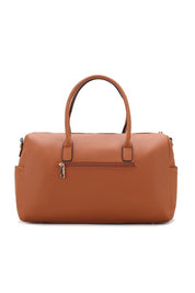 Women's Casual Quilted Vegan Leather Duffle Bag