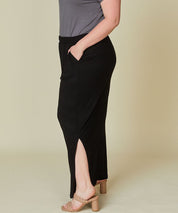 Women's Ankle Length Bamboo Skirt with Pockets