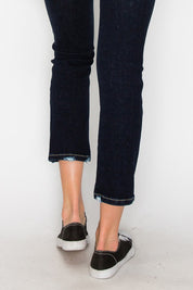 Plus Size High Rise Dark Stone Wash Skinny Jeans