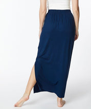 Women's Classic Bamboo Skirt with Pockets and Side Slit