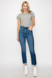 Women's High Rise Slim Straight Jeans