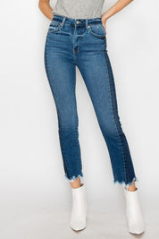 Women's High Rise Slim Straight Jeans