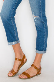 Women's High Rise Tapered Leg Denim Jeans