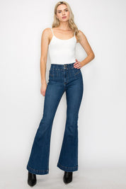 Women's High Rise Modern Flare Jeans