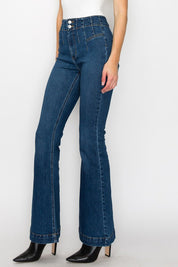 Women's High Rise Modern Flare Jeans