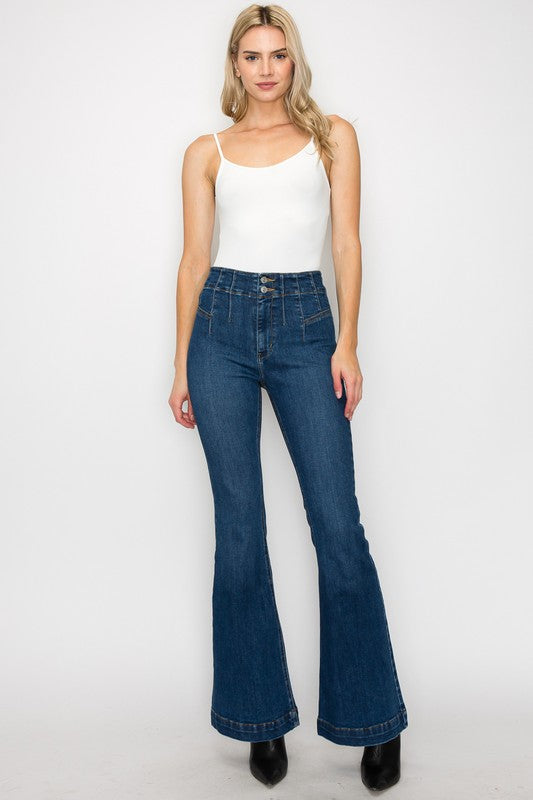 Women's High Rise Modern Flare Jeans