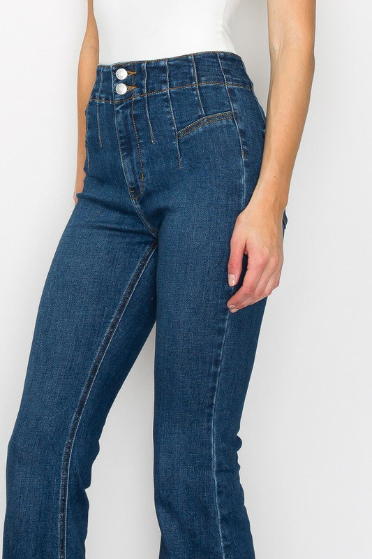 Women's High Rise Modern Flare Jeans