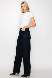 Women's High Rise Modern Wide Leg Jeans