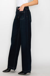 Women's High Rise Modern Wide Leg Jeans