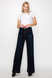 Women's High Rise Modern Wide Leg Jeans