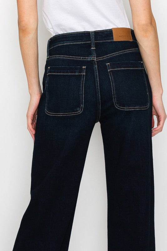 Women's High Rise Modern Wide Leg Jeans